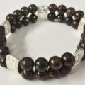 Bracelet double bronzite