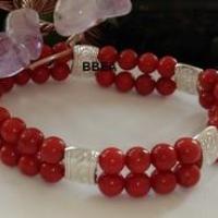 Bracelet double corail 2 