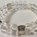 Bracelet double cristal de roche