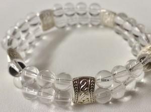 Bracelet double cristal de roche