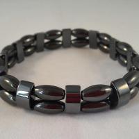 Bracelet double hematite 3 1