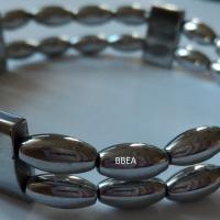 Bracelet double hematite 5 2