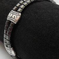 Bracelet double hematite 6 1