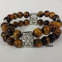 Bracelet double oeil de tigre 1