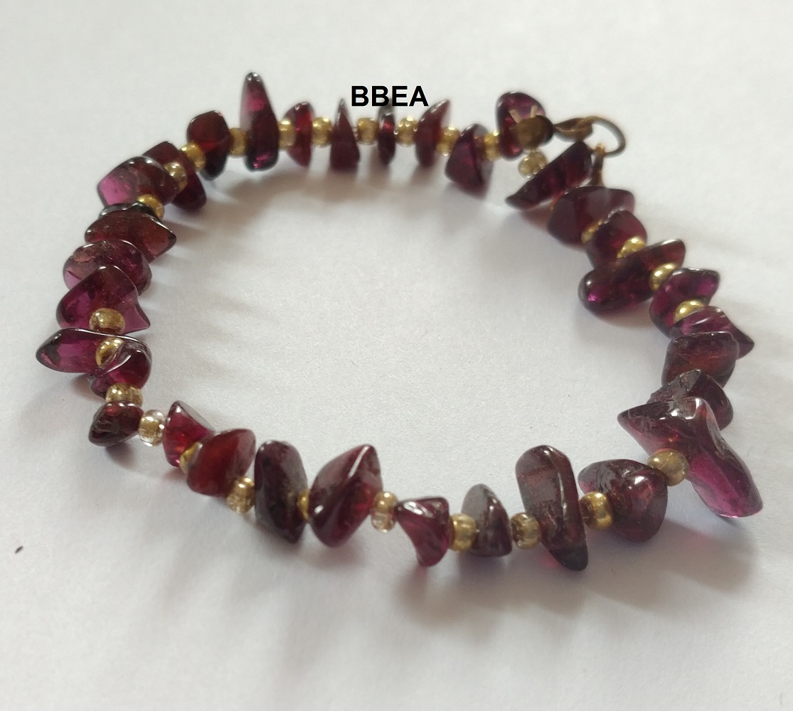 Bracelet grenat 2