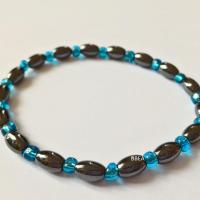 Bracelet hematite ovale 2 