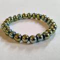 Bracelet hematite teintee 2 1