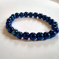 Bracelet hematite teintee 6 