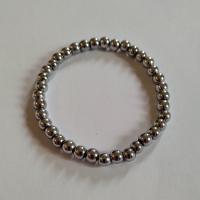 Bracelet hematite teintee grise 3 1