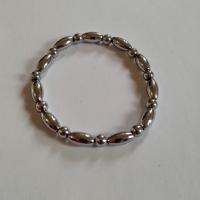 Bracelet hematite teintee grise 5 