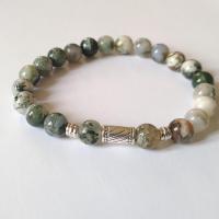 Bracelet homme agate arbre