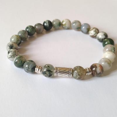 Bracelet homme agate arbre
