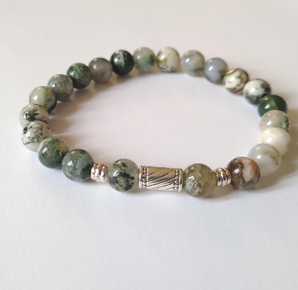 Bracelet homme agate arbre