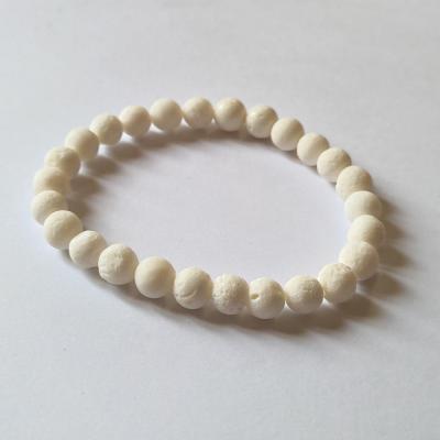 Bracelet homme corail blanc 2 
