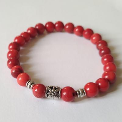 Bracelet homme corail