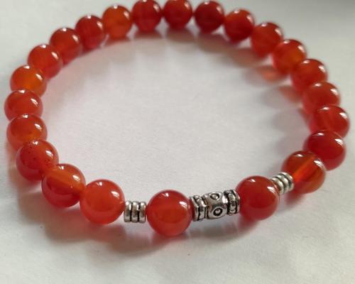 Bracelet homme cornaline 1