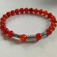 Bracelet homme cornaline 2 