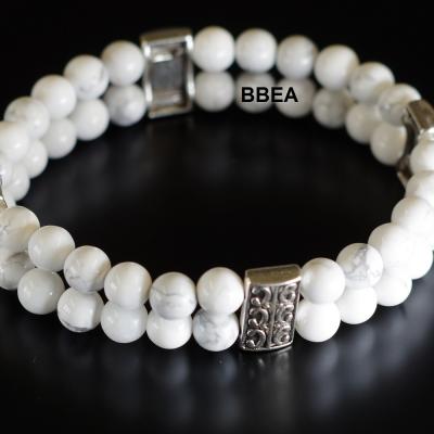 Bracelet howlite 2 5