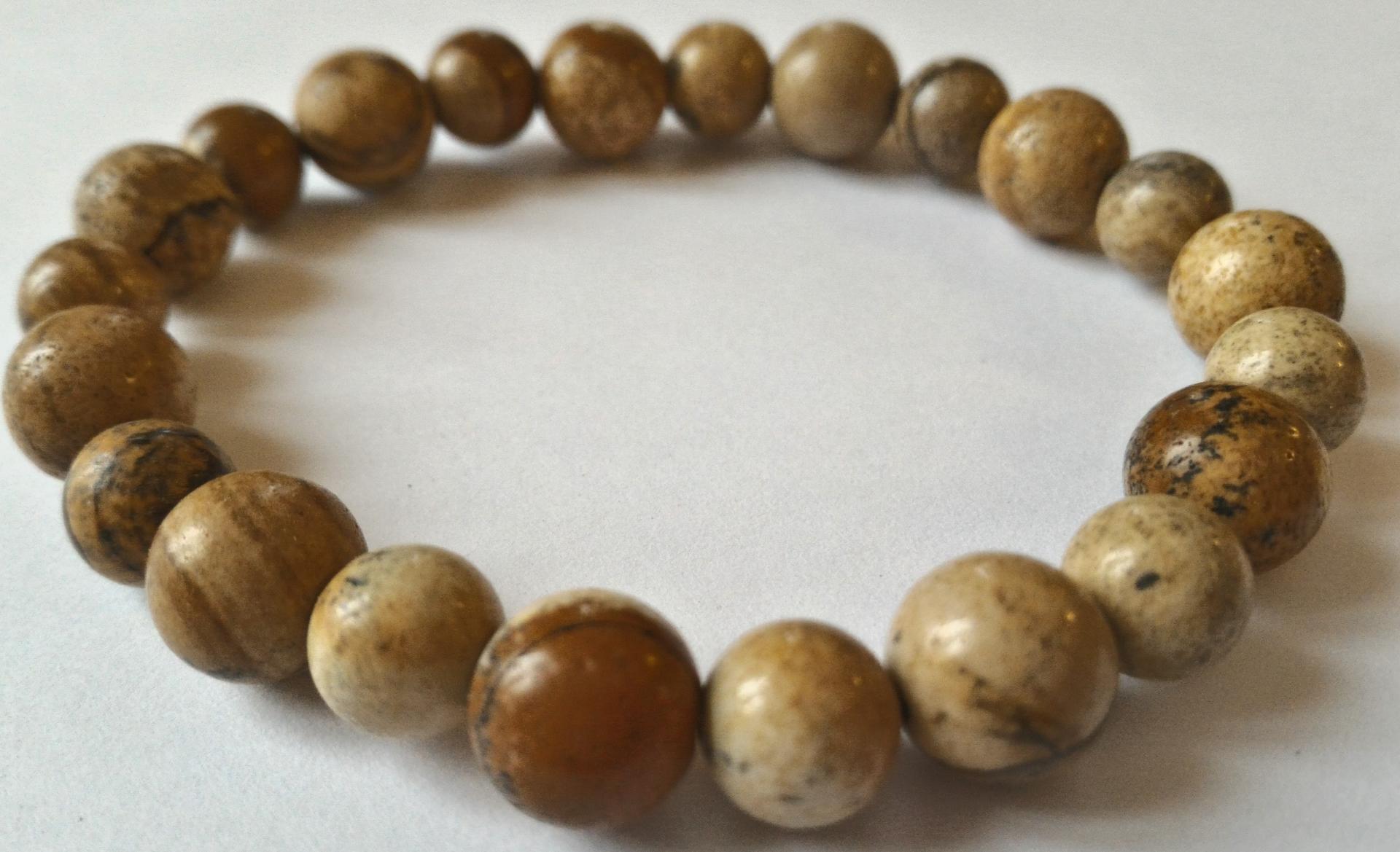 Bracelet jaspe paysage 1