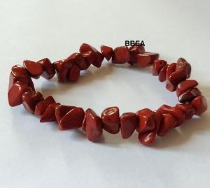 Bracelet jaspe rouge chips 1