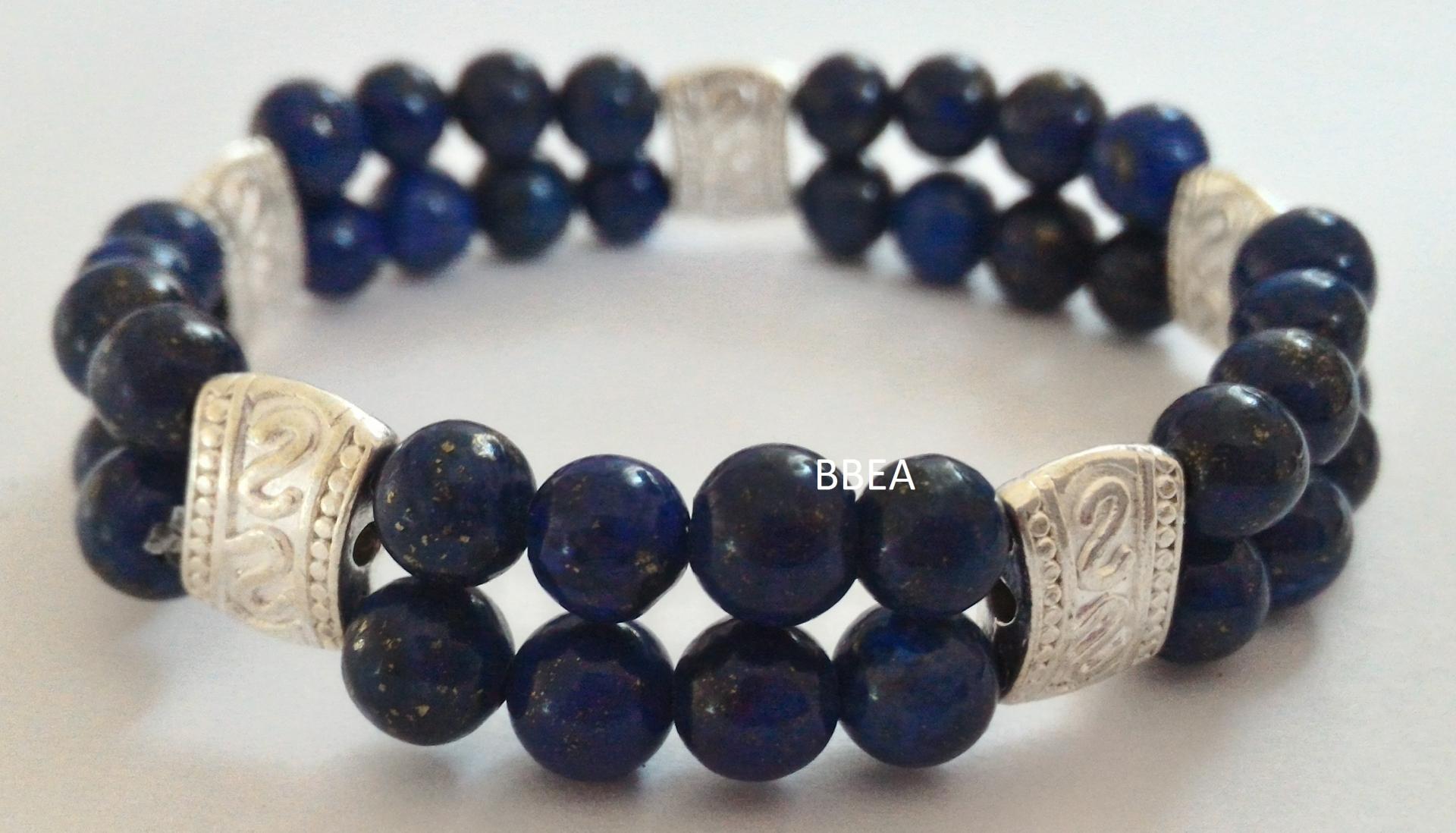 Bracelet lapis lazuli 1