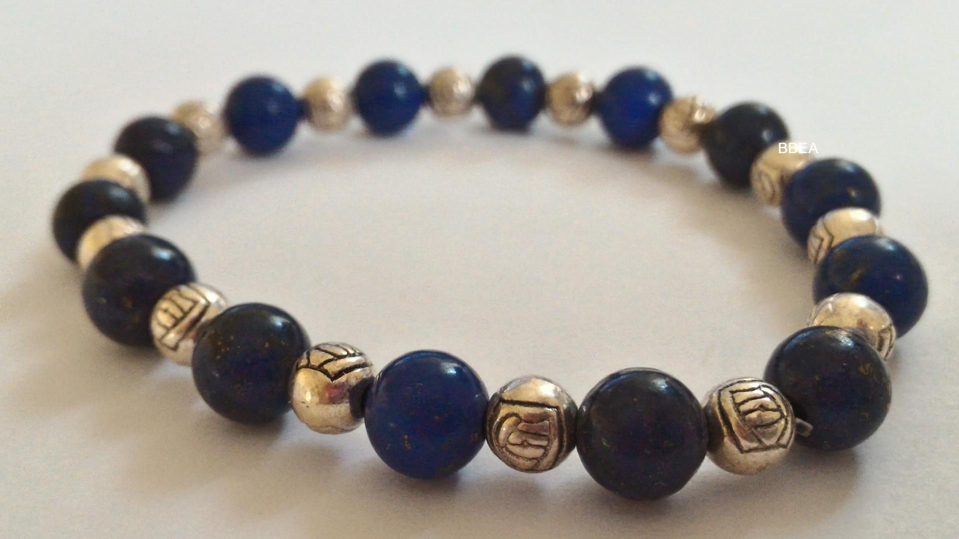 Bracelet lapis lazuli 2 1