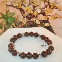 Bracelet obsidienne acajou 1 