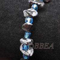 Bracelet obsidienne neige 3219