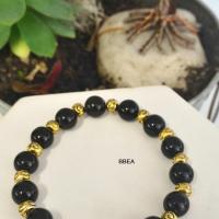 Bracelet obsidienne noire 1