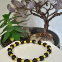 Bracelet obsidienne noire 2 