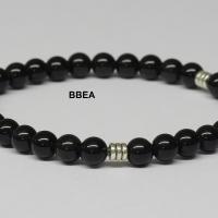 Bracelet obsidienne noire homme