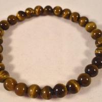 Bracelet oeil de tigre 6 mm 9 