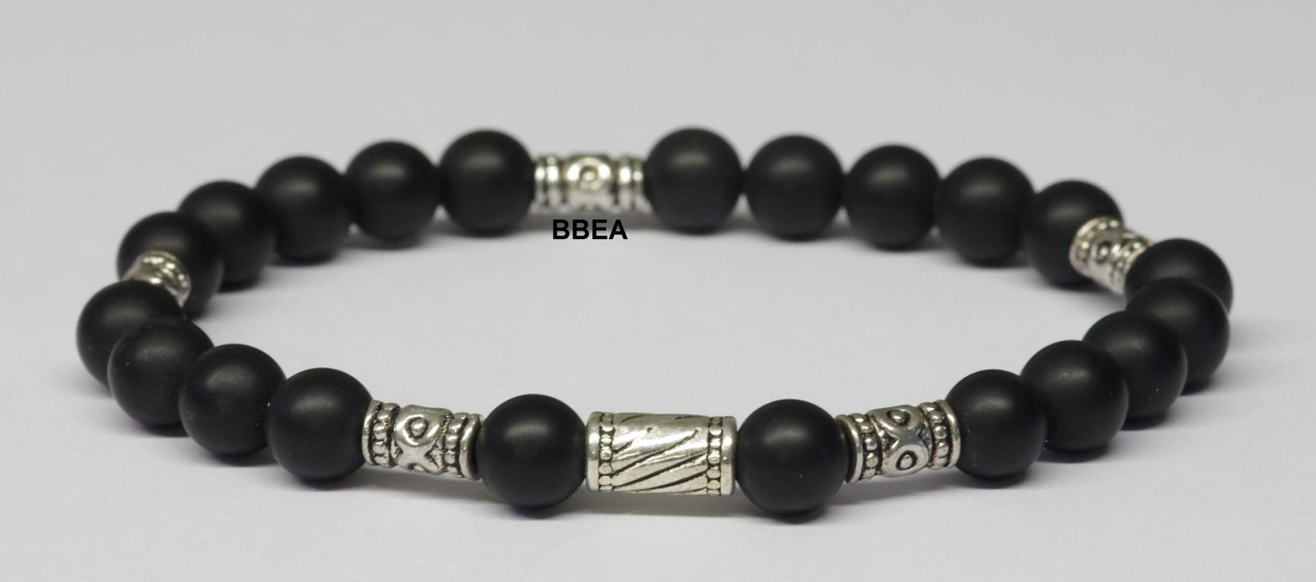Bracelet onyx noire 1