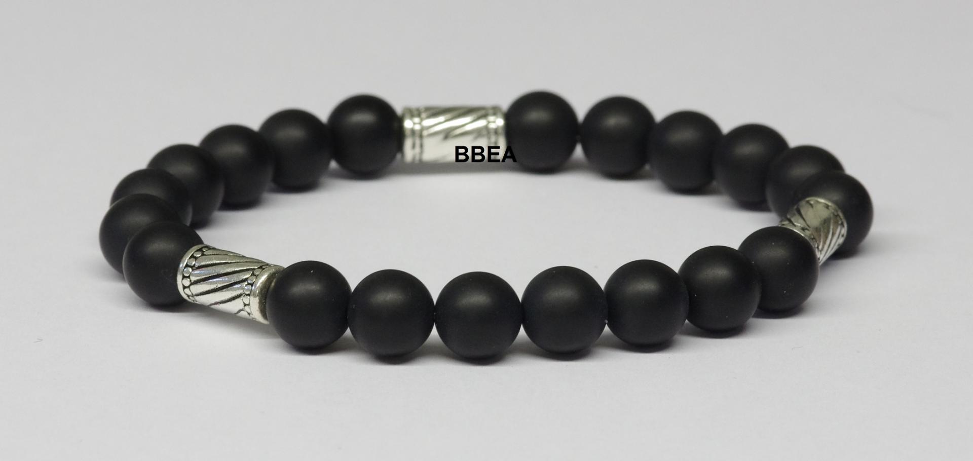 Bracelet onyx noire