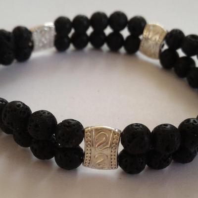 Bracelet pierre de lave 2 