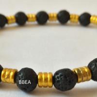 Bracelet pierre de lave 3 