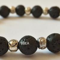 Bracelet pierre de lave 4 