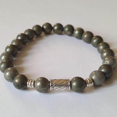 Bracelet pyrite homme 3