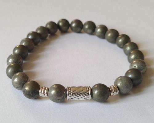 Bracelet pyrite homme 3