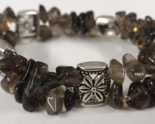 Bracelet quartz fume 2 1