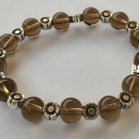 Bracelet quartz fume 4 