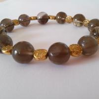 Bracelet quartz fume