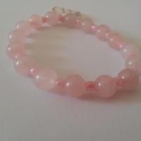 Bracelet quartz rose 10 