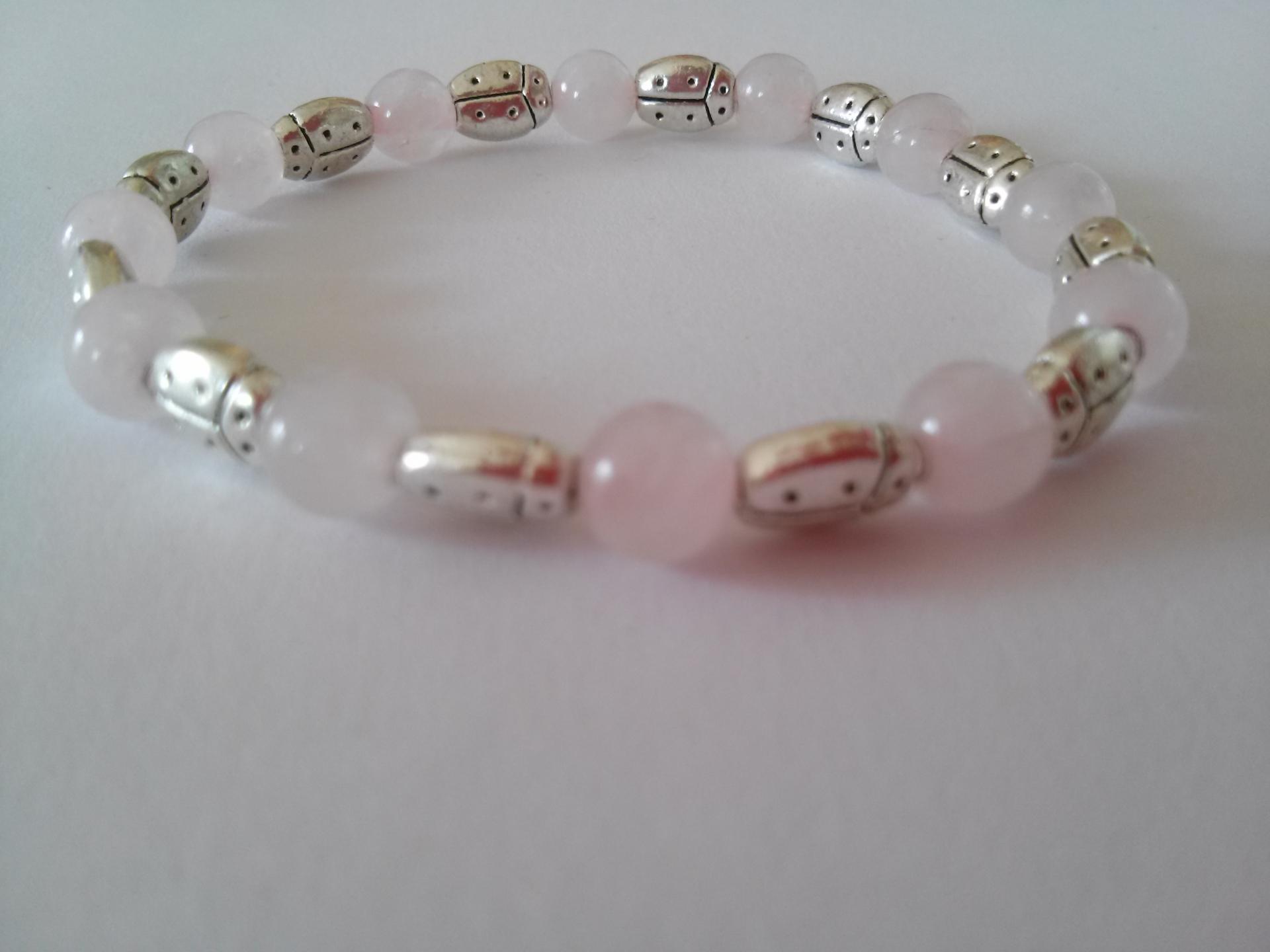 Bracelet quartz rose 15 
