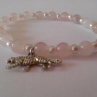 Bracelet quartz rose 16 