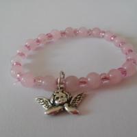 Bracelet quartz rose 7 