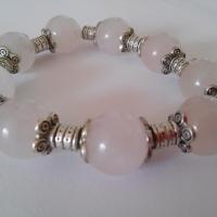 Bracelet quartz rose 8 