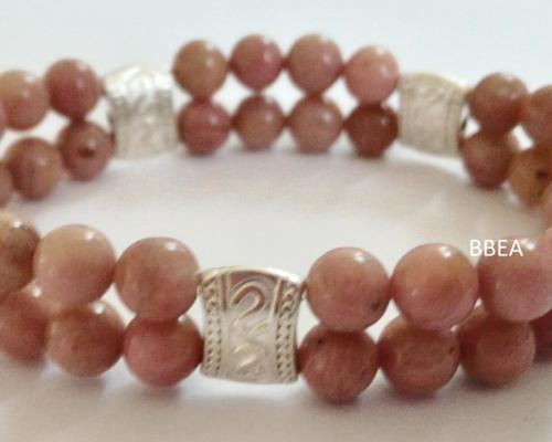 Bracelet rhodocrosite 1