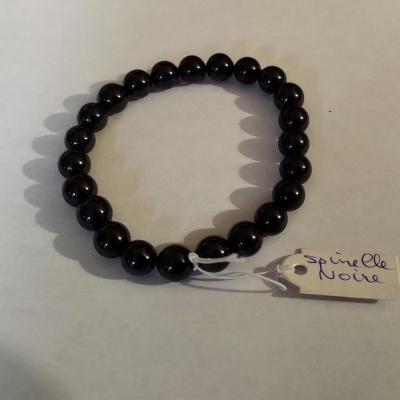 Bracelet spinelle noire