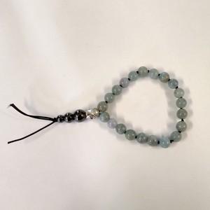 Bracelet tibetain aigue marine 2